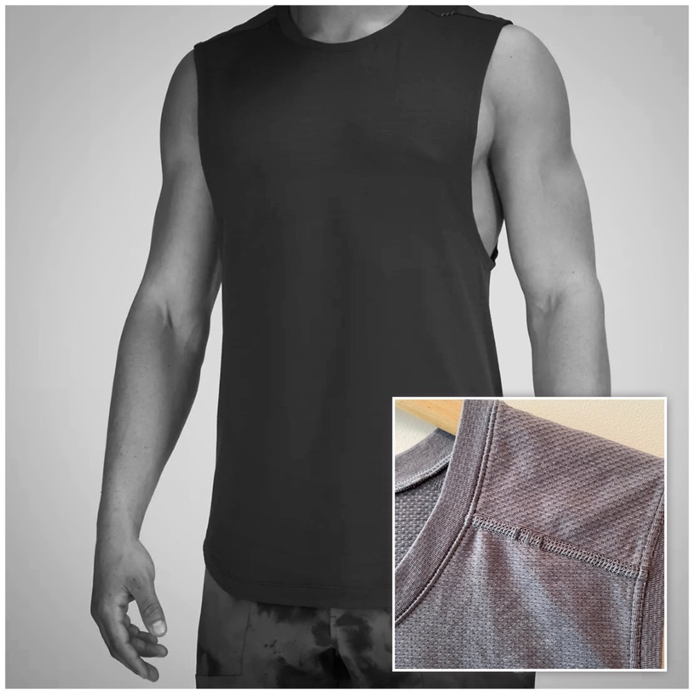 Lululemon Sleeveless Shirt in Gray, Men’s L NWOT